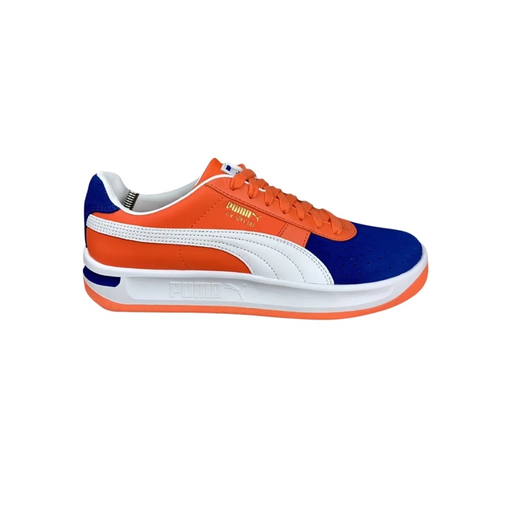 Puma Bold Orange and Blue Sneakers